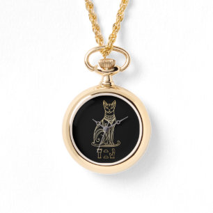Montre Bastet, déesse égyptienne des chats. Nom dans les