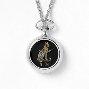 Montre Bastet, déesse égyptienne des chats. Nom dans les