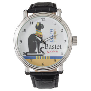 Montre Bastet ou Bast. Déesse égyptienne antique