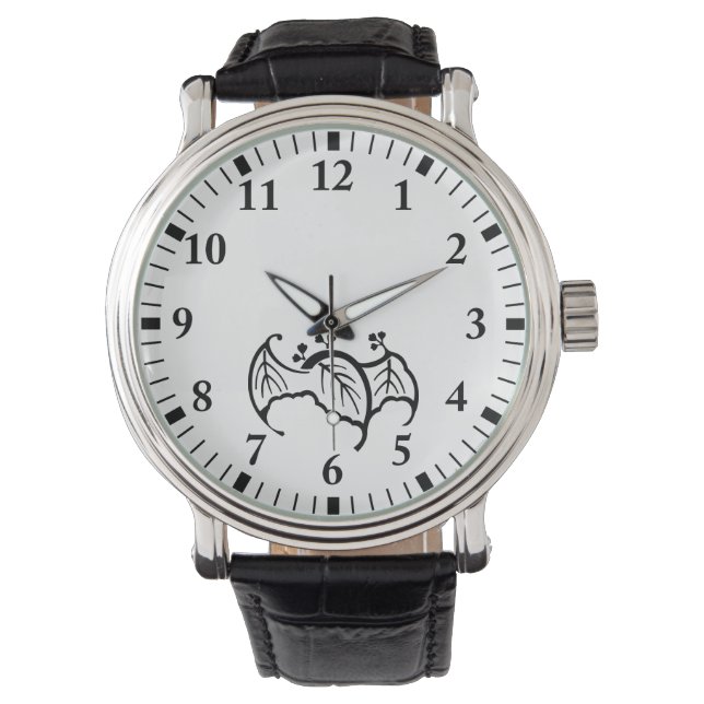 Montre Bat-shaped paulownia (devant)