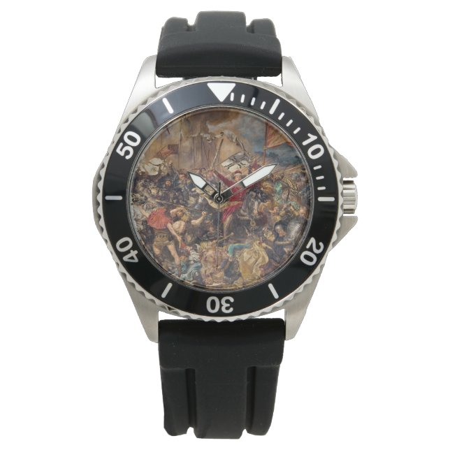 Montre Bataille de Grunwald (Scène militaire médiévale) ( (devant)
