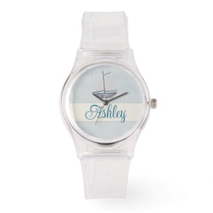 Montre Bateau à voile Scrapbook côtier