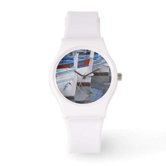 Montre Bateaux de pêche typiques de Provence peints en 2 (Recto)