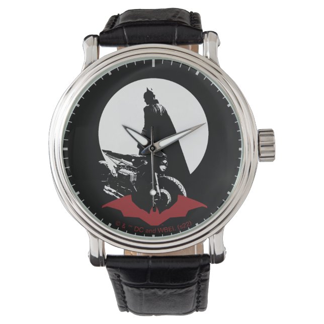 Montre Batman Motorcycle Silhouette (devant)