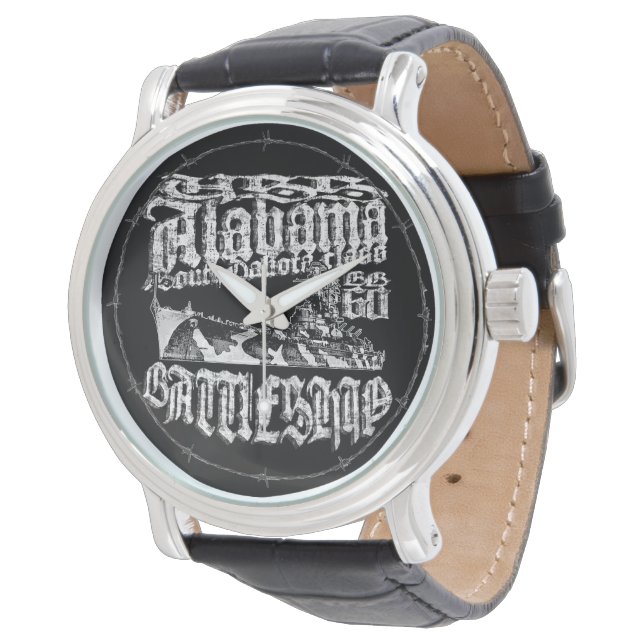 Montre Battleship Alabama eWatch (Incliné)