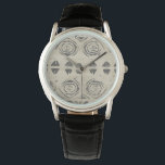 Montre Bazar motif - Formes arrondies et géométriques<br><div class="desc">Bazar motif III par Juin Erica Vess. Dispose d'un design aux formes géométriques et arrondies.</div>