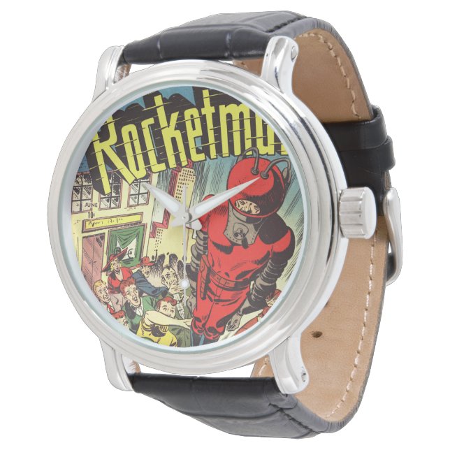 Montre BD vintage Rocketman (Incliné)