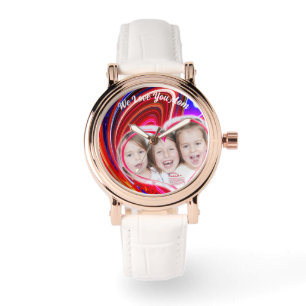 Montre Beau Abstrait Elegant Rose Or
