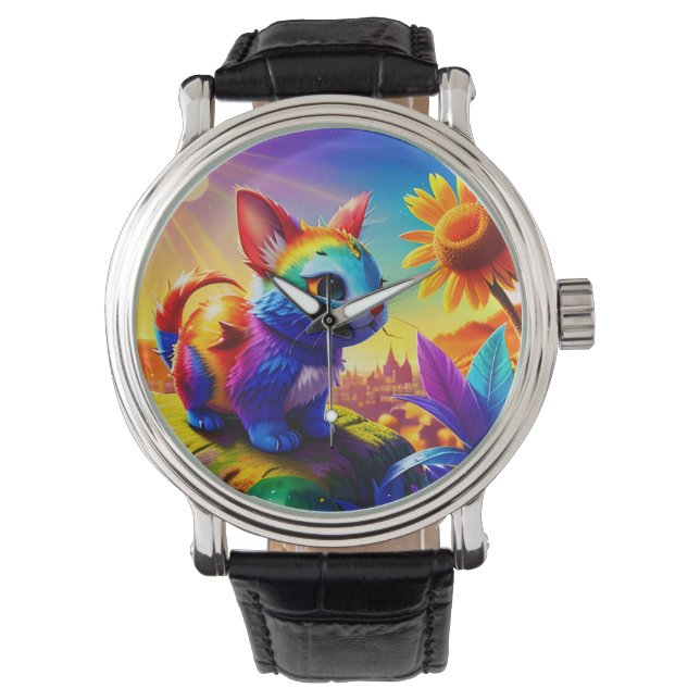 Montre Beau animal trois (devant)