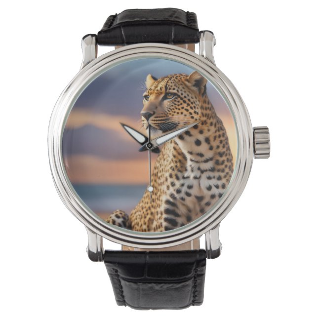 Montre Beau léopard (devant)