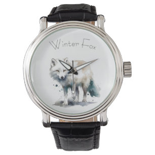 Montre Beauté de l'Arctique : Coutume de Fox d'hiver