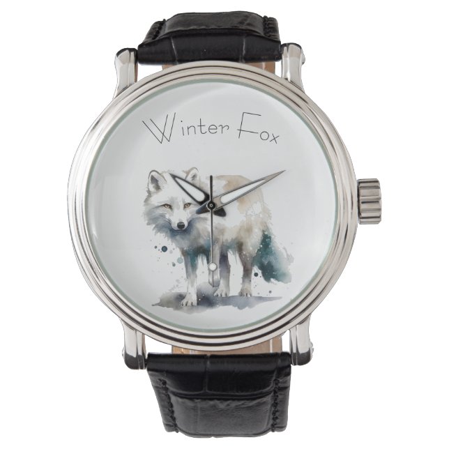 Montre Beauté de l'Arctique : Coutume de Fox d'hiver (devant)