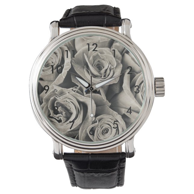 Montre Beauté velours vintage (devant)