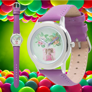 Montre Bébé Animaux Photo personnalisée Enfants Regarder 