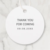 Montre bébé croissance, étiquette cadeau Plante, b (Dos)