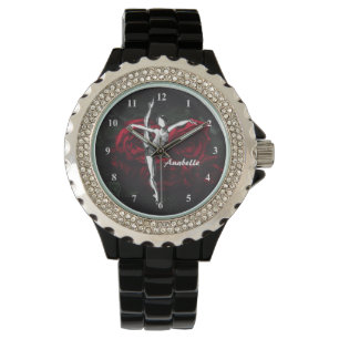 Montre Belle Ballerina personnalisée et Ballet Rose
