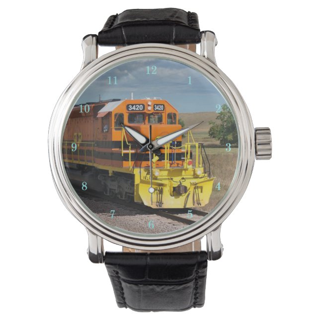 Montre Belle Locomotive / Train Wrist Watch (devant)