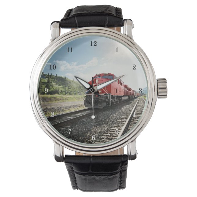 Montre Belle Locomotive / Train Wrist Watch (devant)