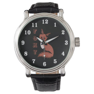 Montre Belle Renard rouge Foxy
