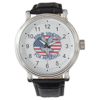 Montre Bernie Sanders pour le président avec Aigle