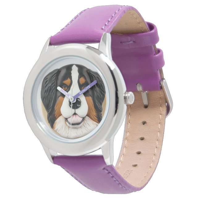Montre Bernois Mountain Dog 3D inspiré (Incliné)