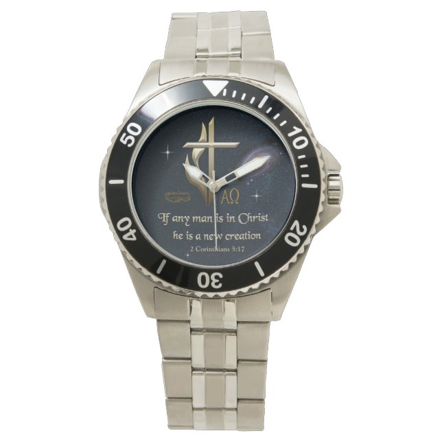 Montre Bible verset Écriture Christian Watch (devant)