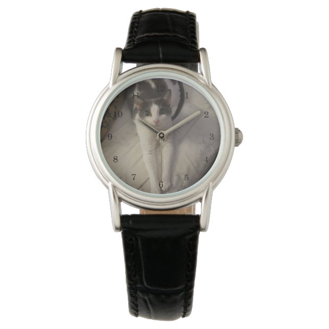 Montre Bienvenue À La Maison, Je T'Attend ! Chat (devant)