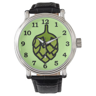 Montre Bière Plante Green Hops