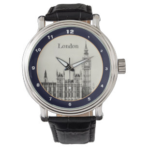 Montre Big Ben Clock & Londres, Westminster /vintage UK W
