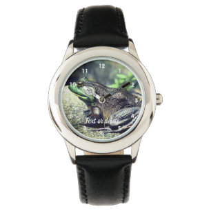 Montre Big Old Bullfrog On Rock Personnalisé