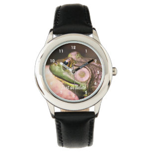 Montre Big Old Bullfrog Visage Nature Personnalisé