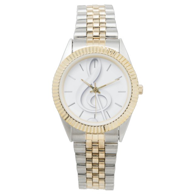 Montre big white music clef (devant)