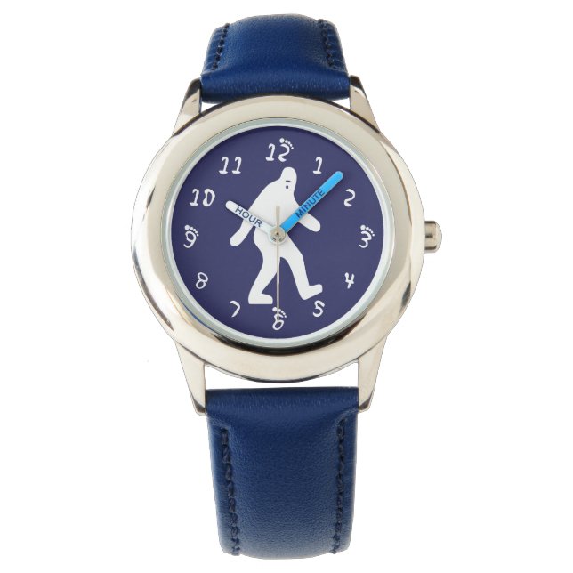 Montre Bigfoot bleu (devant)