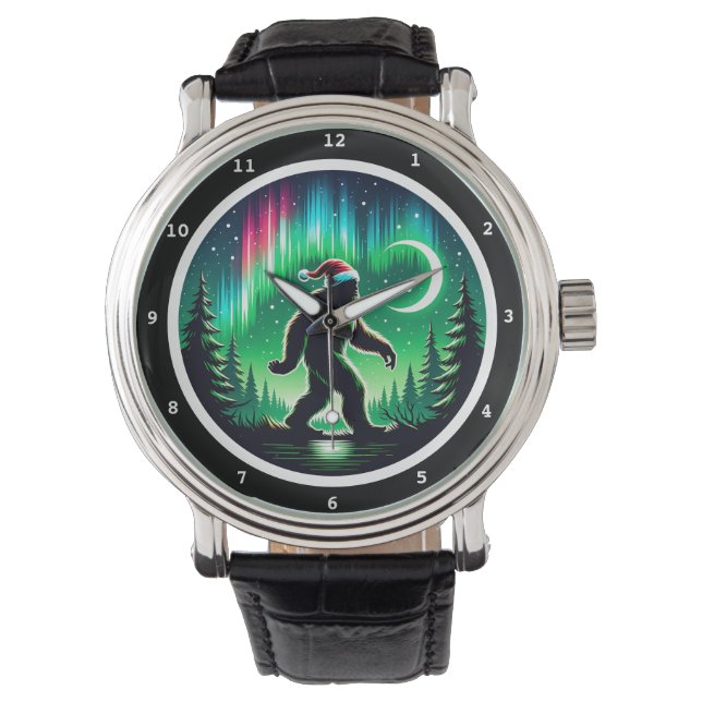 Montre Bigfoot Santa with Northern Lights  (devant)