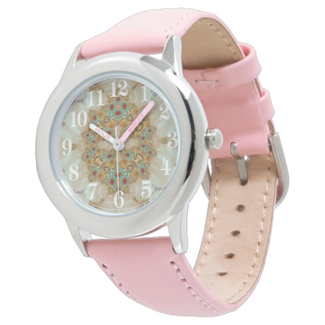 Montre Bijoux royaux princesses roses (Incliné)