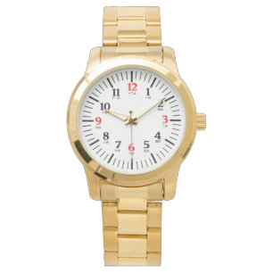 Montre Bilingue Anglais/Chinois Numéral