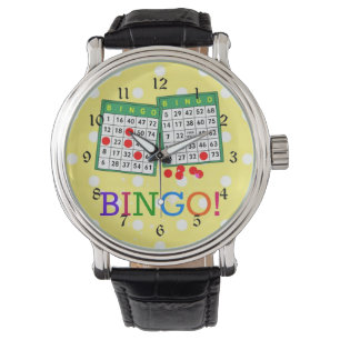 Montre Bingo ! Green and White Bingo Cards