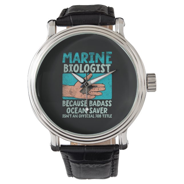 Montre Biologiste marin (devant)