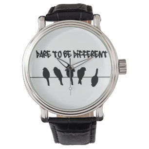 Montre Birds on a wire - dare to be different