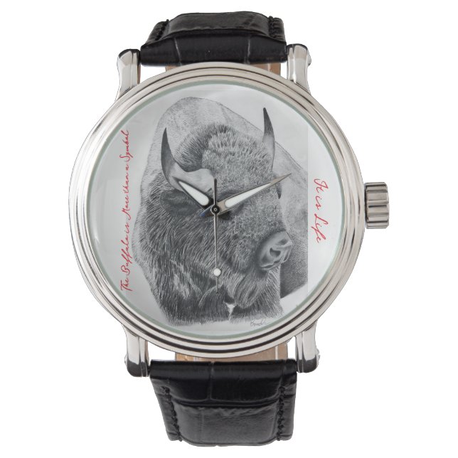 Montre Bison d'Amérique (devant)