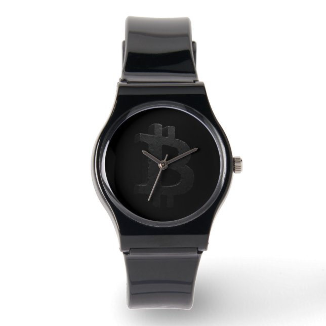 Montre Bitcoin Black Rock ₿ (Recto)