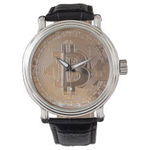 Bitcoin metallic made of copper. M1