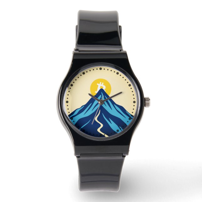 Montre Bitcoin Rising (Style: Bright) (Recto)