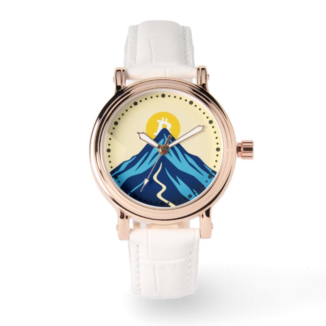 Montre Bitcoin Rising (Style: Bright) (Recto)