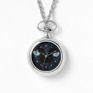 Montre - Black Cat Green Eyes