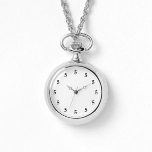 Montre Black Five o'Clock Somewhere on White