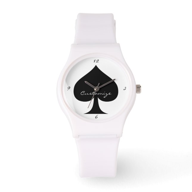 Montre Black Queen of Spades (Recto)