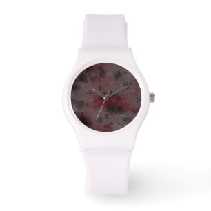 Montre Black Red Bubble Sport Blanc