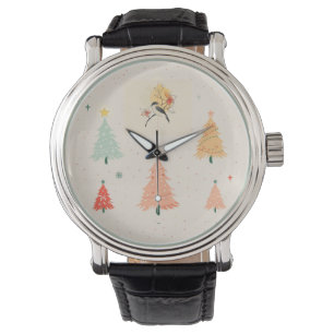 Montre Black Vintage Leather