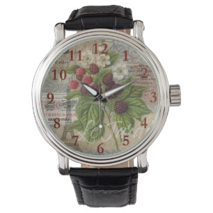 Montre Blackberries Floral Garden Flower Papillon Art